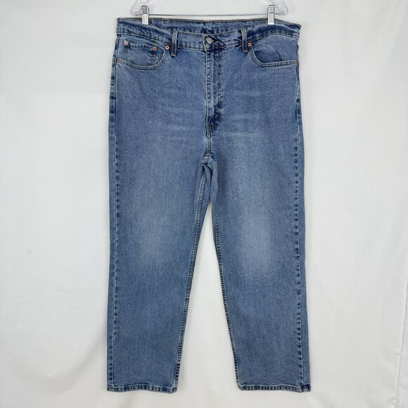 Levi's 550 Jeans Men's Size 40x30 Relaxed Tapered Leg Denim Blue Jeans - Picture 2 of 16